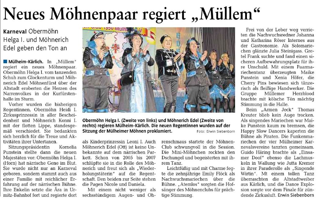 Rheinzeitung vom 14.11.2016